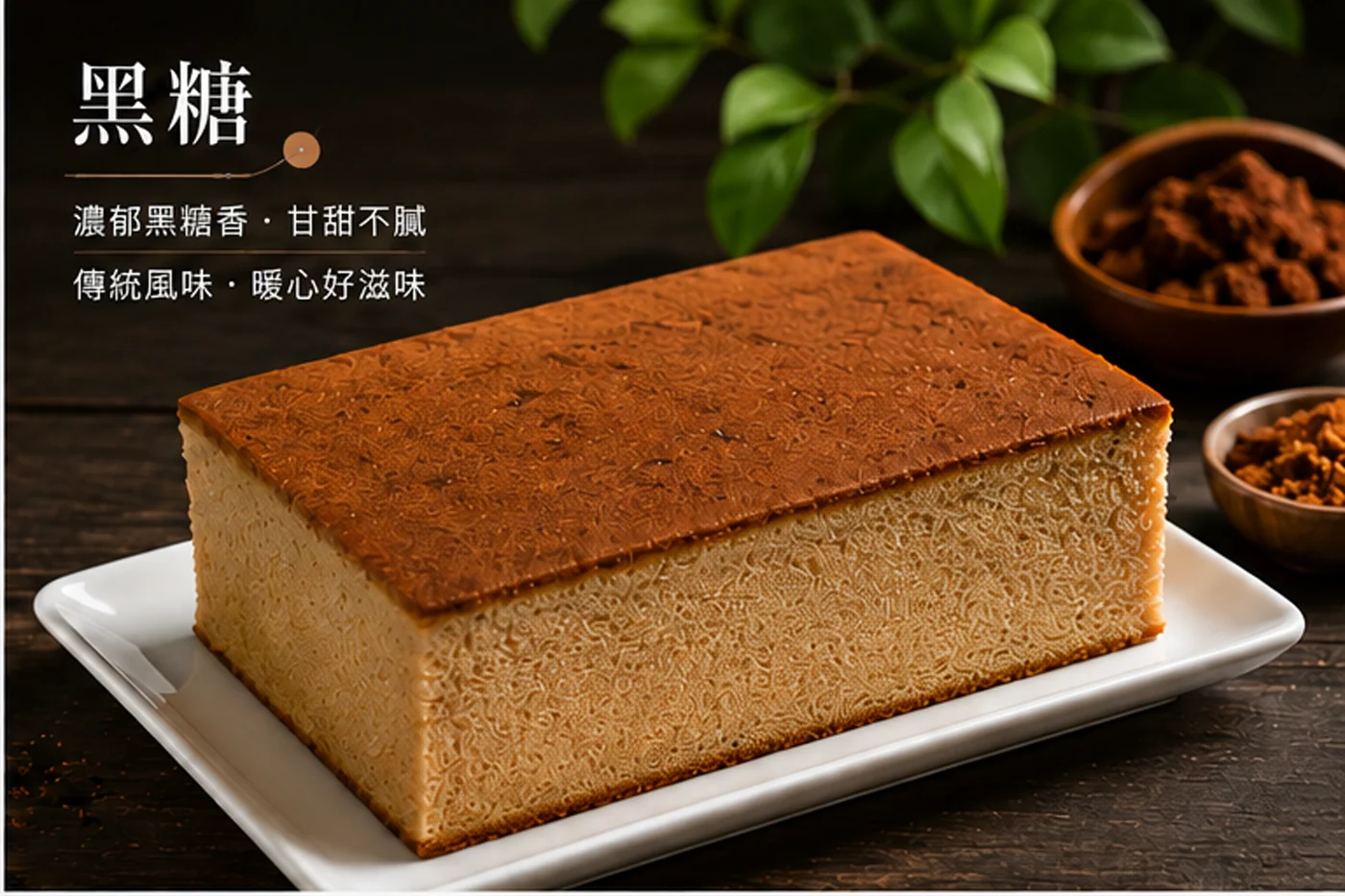 古早味蛋糕・黑糖──濃郁黑糖香、甘甜不膩